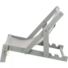   Trixie Beach Chair | Elegáns fa strandágy és napozóágy macskáknak – 33 × 37 × 51 cm