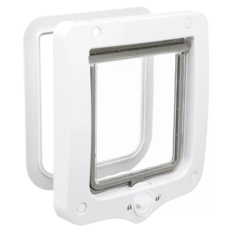 Trixie | 2-Way Flap Door - kutya és macskaajtó (fehér) - 20x22cm