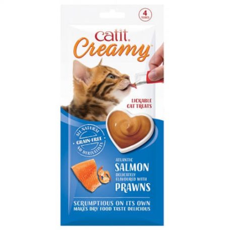 Catit Creamy | Jutalomfalat krém | Garnéla - 4x10g