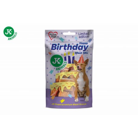 JK Animals | Születésnapi húskeverék macskáknak (Kacsa, Nyúl, Lazac) – 80 g