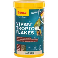   Sera Vipan Nature | Lemezes alapeleség minden típusú díszhal számára – 1000 ml / 210 g