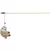 Trixie Cat Toy Stick with Sloth | Interaktív macskapeca plüss lajhárral – 38 cm