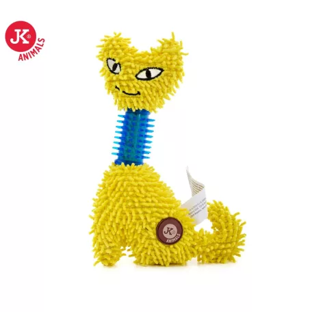 JK | plüss kutyajáték sárga macska 23cm