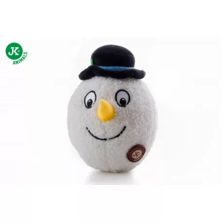K | Hógolyó X-Mas – Karácsonyi plüss sípoló játék kutyáknak (15 cm)