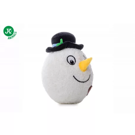 K | Hógolyó X-Mas – Karácsonyi plüss sípoló játék kutyáknak (15 cm)