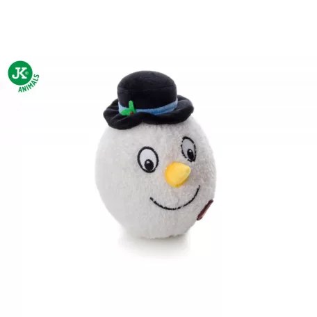 K | Hógolyó X-Mas – Karácsonyi plüss sípoló játék kutyáknak (15 cm)