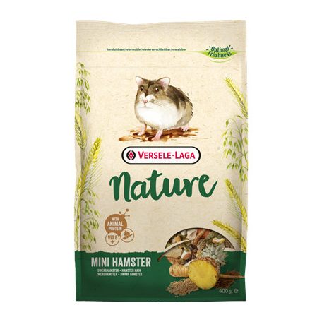 Versele-Laga Nature Mini Hamster | Teljes értékű törpehörcsög eledel - 400 g