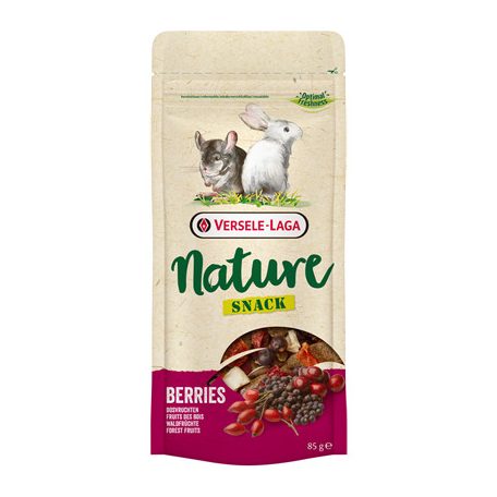 Versele-Laga Nature Snack Berries | Kiegészítő eledel rágcsálóknak | Erdei bogyós - 85 g