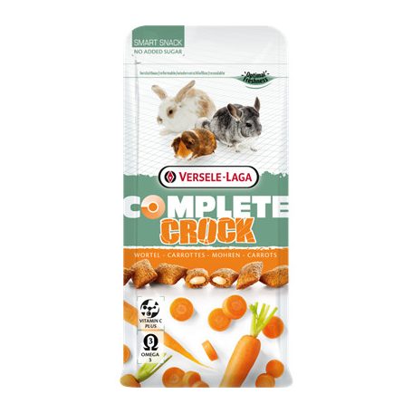 Versele-Laga CROCK Complete Carrot | Jutalomfalat rágcsálóknak | Sárgarépás - 50 g