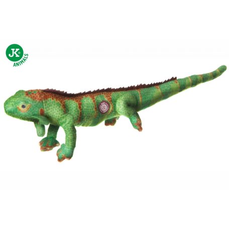 JK | zöld leguán plüss csipogó játék 60cm