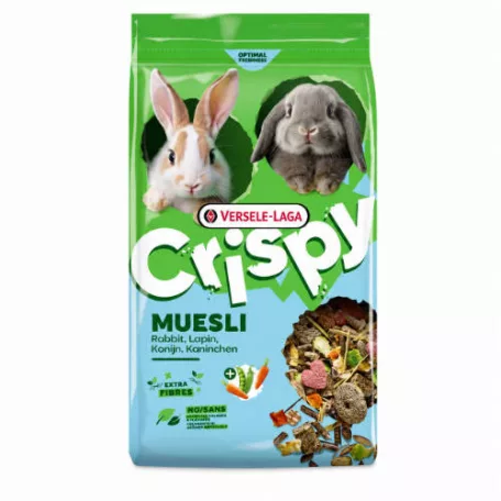 Versele-Laga Crispy Muesli Rabbits | Müzli eleség törpenyulak és nyulak részére – 2,5 kg
