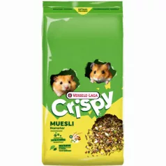   Versele-Laga Crispy Muesli Hamsters & Co | Teljes értékű ropogós müzli eleség hörcsögök, egerek és patkányok részére – 750 g