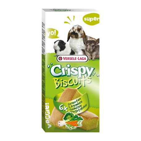 Versele-Laga |Crispy Biscuits Vegetables | Zöldséges keksz kisemlősöknek 6 db - 70 g