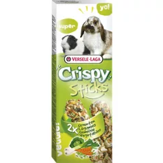   Versele-Laga Crispy Sticks Rabbits, Guinea Pigs | Dupla rúd | Zöldséges - 110 g