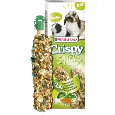   Versele-Laga Crispy Sticks Rabbits, Guinea Pigs | Dupla rúd | Zöldséges - 110 g
