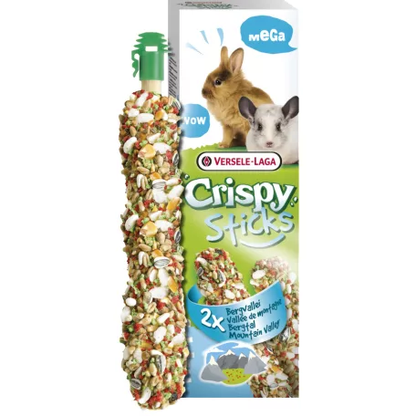 Versele Laga Crispy Sticks Rabbits-Chinchilla | Rágó rudak nyulaknak és csincsilláknak – 140 g