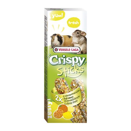 Versele-Laga Crispy Sticks Guinea Pig, Chichilla | Dupla rúd | Citrus Fruit - 110 g