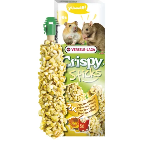 Versele-Laga Crispy Sticks Hamster, Rats | Dupla rúd | Popcorn-méz 100 g