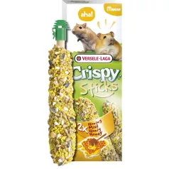   Versele-Laga Crispy Sticks Hamster, Gerbils | Dupla rúd | Mézes - 110 g
