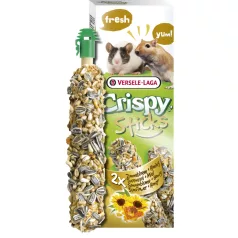   Versele-Laga Crispy Sticks Gerbils, Mice | Dupla rúd | Napraforgó-méz - 110 g