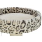 rixie Leo | Kompakt macskakaparó fa és pihenőhely – 85 cm, krém