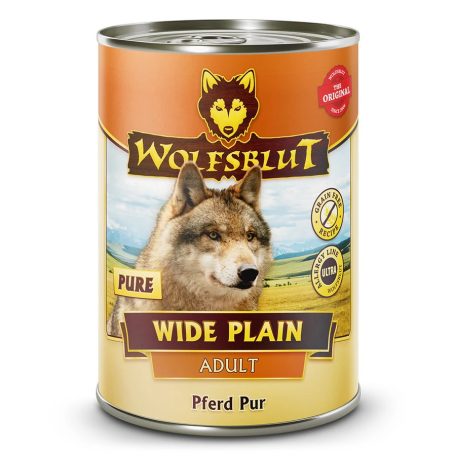 Wolfsblut Wide Plain Pure Adult Lóhús Konzerv nedves kutyatáp 395 g