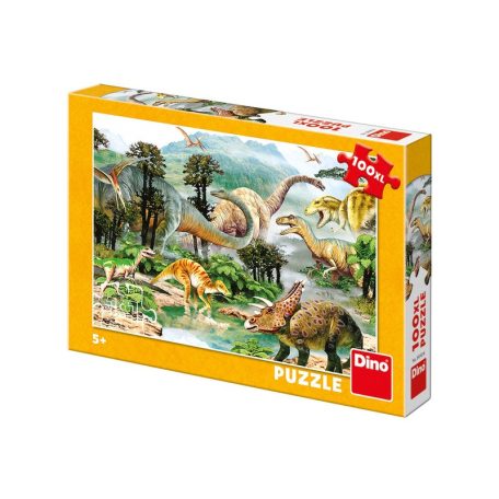 Dinoszauruszok 100 darabos XL - nagy méretű puzzle