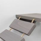 Trixie Climbing Ladder for Wall Mounting | Falra szerelhető mászólétra macskák számára (taupe/szürke) – 150 × 30 cm