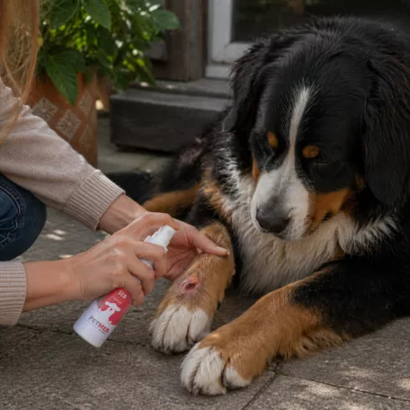 PetMed | Seb Spray | Ezüstkolloidos és teafaolajos fertőtlenítő spray kutyák, macskák és kisemlősök részére – 100 ml