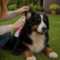   PetMed | Fül Tisztító Oldat | Gyógyhatású fültisztító lemosó kutyák, macskák és kisállatok részére – 75 ml