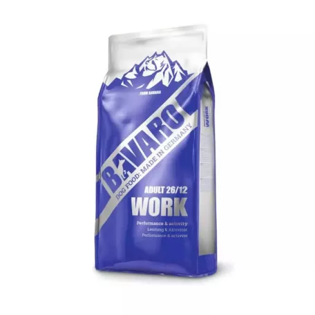 Bavaro Work | Teljes értékű száraztáp nagy energiaszükségletű, aktív kutyáknak – 18 kg