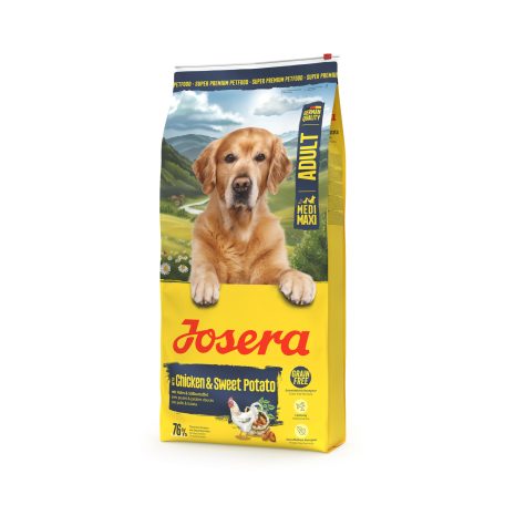 Josera Chicken & Sweet Potato | Csirke- és édesburgonyás prémium eledel közepes és nagytestű felnőtt kutyáknak – 900 g