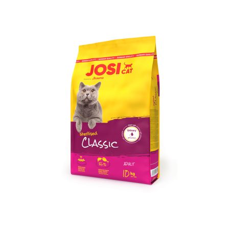 JosiCat Sterilised Classic | Ivartalanított macskáknak készült, csökkentett energiatartalmú teljes értékű száraz macskatáp – 18 kg