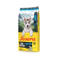   Josera Junior High Protein Sea Fish | Lazacos és bárányos prémium kutyatáp közepes és nagy testű kölyök- és fiatal kutyáknak – 900 g