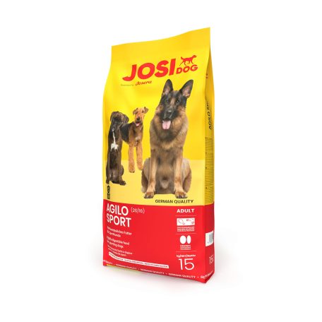 JosiDog Agilo Sport | Teljes értékű energiatáp aktív és sportos kutyáknak – 15 kg