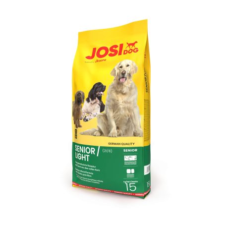 JosiDog Senior/Light (Solido) | Csökkentett energiatartalmú száraz kutyatáp idősebb és túlsúlyos kutyáknak – 15 kg