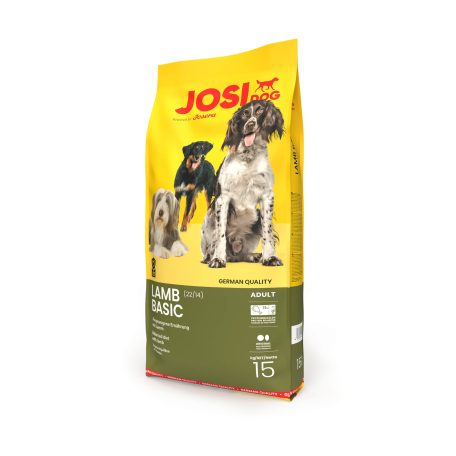 JosiDog Lamb Basic | Bárányos száraz kutyatáp érzékeny gyomrú kutyáknak – 15 kg