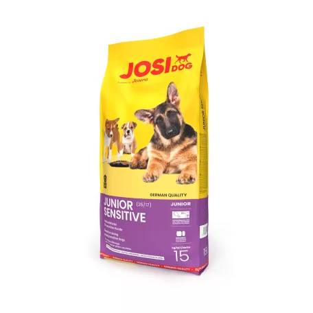 JosiDog Junior Sensitive | száraz kutyatáp érzékeny gyomrú kölyökkutyáknak – 15 kg