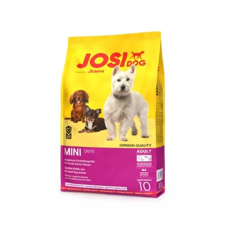 JosiDog Mini | Aprószemű, energiadús száraz kutyatáp kistestű fajtáknak – 10 kg