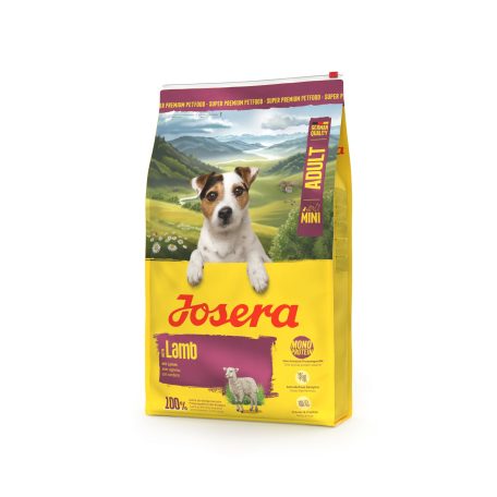 JosiDog Mini Lamb | Monoprotein bárányos, gabonamentes száraz táp kistestű felnőtt kutyáknak – 10 kg