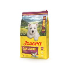   JosiDog MiniJunior | Kacsás-lazacos kölyöktáp kistestű fajtáknak - 10 kg