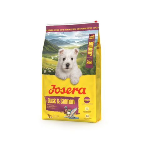 JosiDog MiniJunior | Kacsás-lazacos kölyöktáp kistestű fajtáknak - 10 kg