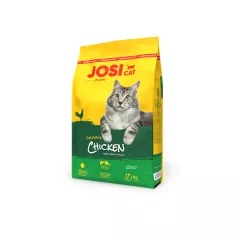   JosiCat Crunchy Chicken | Ízletes csirkés teljes értékű száraz macskatáp felnőtt macskáknak – 10 kg