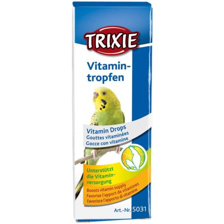 Trixie | Vitamin Drops - kiegészítő eleség (vitamin csepp) díszmadarak részére  - 15ml