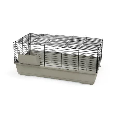 Baldo Flat 100 nyúlketrec Fekete/Homok 100x53x46 cm
