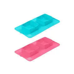 Waudog Silicone Bowl Set | Dupla tál utazáshoz - Szürke