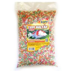   Trópus Tavi aranyhaltáp | Prémium lebegő haltáp – Medium 5 l zacskó
