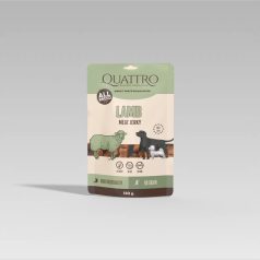  QUATTRO Meat Jerky Jutalomfalat Felnőtt Kutyáknak - Bárányprotein Szelet 130 g