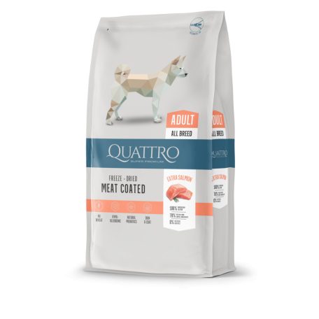 QUATTRO Super Premium ADULT SALMON kutyatáp 12kg