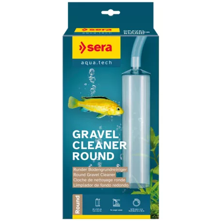 Sera Gravel Cleaner Round | Hengeres aljzattisztító és mulmszívó – 24 cm